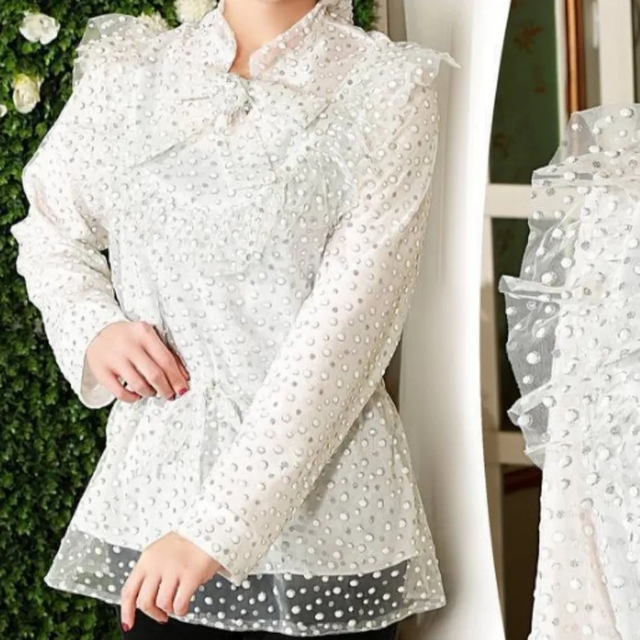 شومیز آستیندار مجلسی