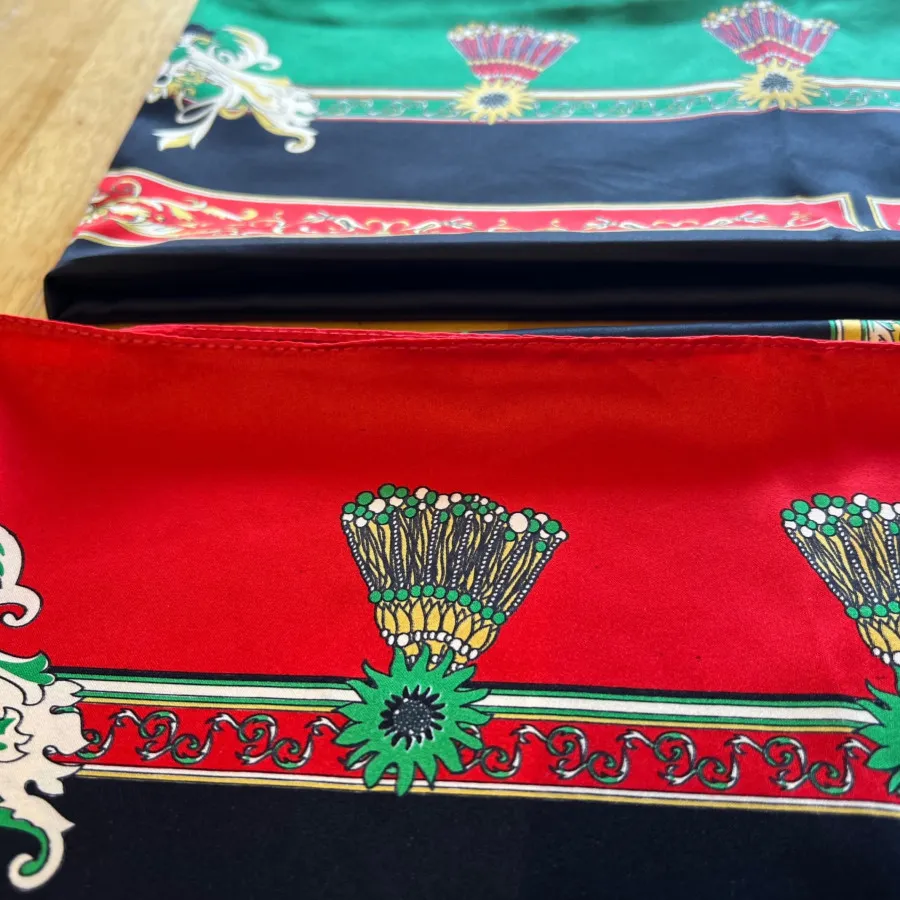 روسری ساتن زنجیری