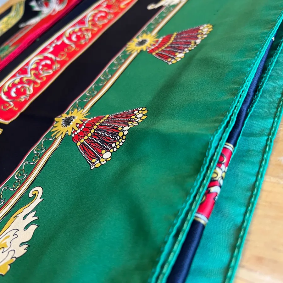 روسری ساتن زنجیری