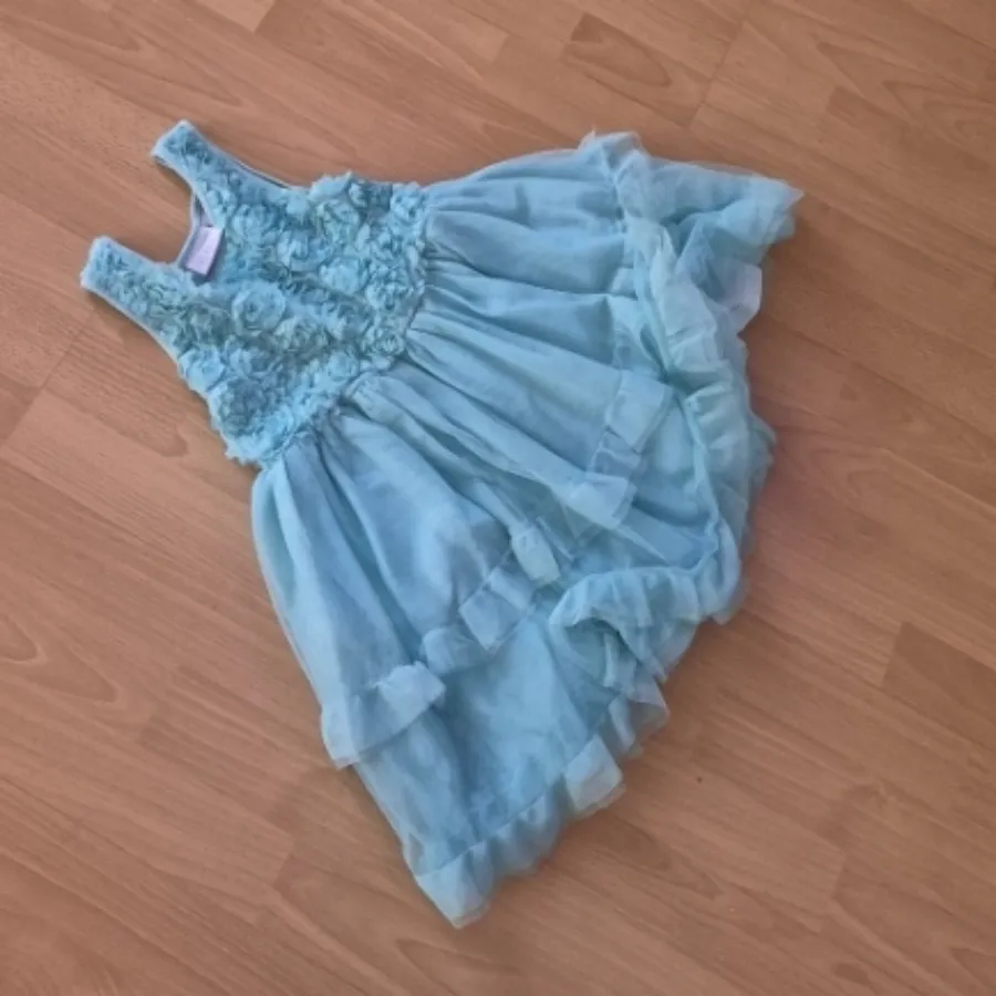 پیراهن سبزآبیplace