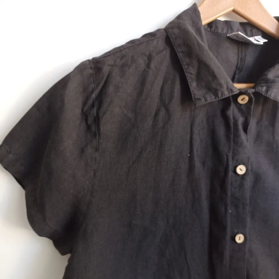 بلور آستین کوتاه لینن