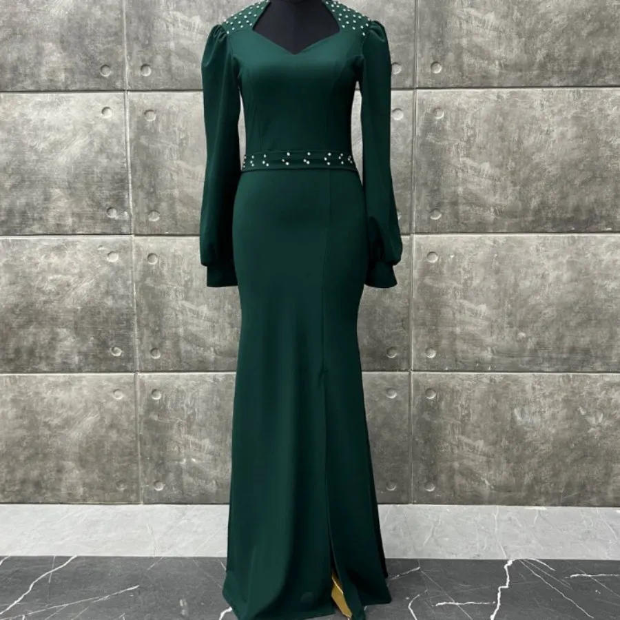 پیراهن مجلسی پوشیده بلند