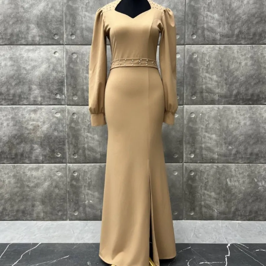 پیراهن مجلسی پوشیده بلند