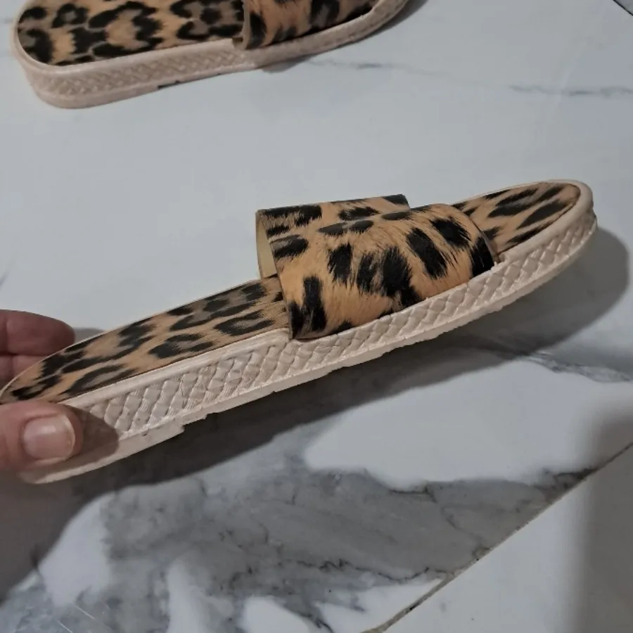 دمپایی پلنگی دخترونه