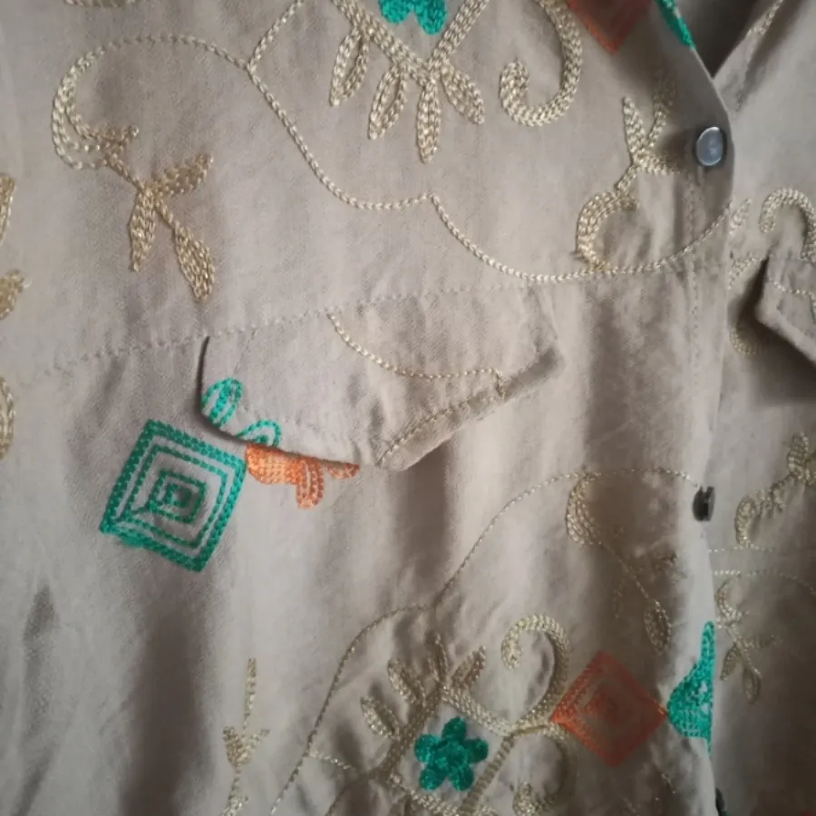 شومیز خامه دوزی