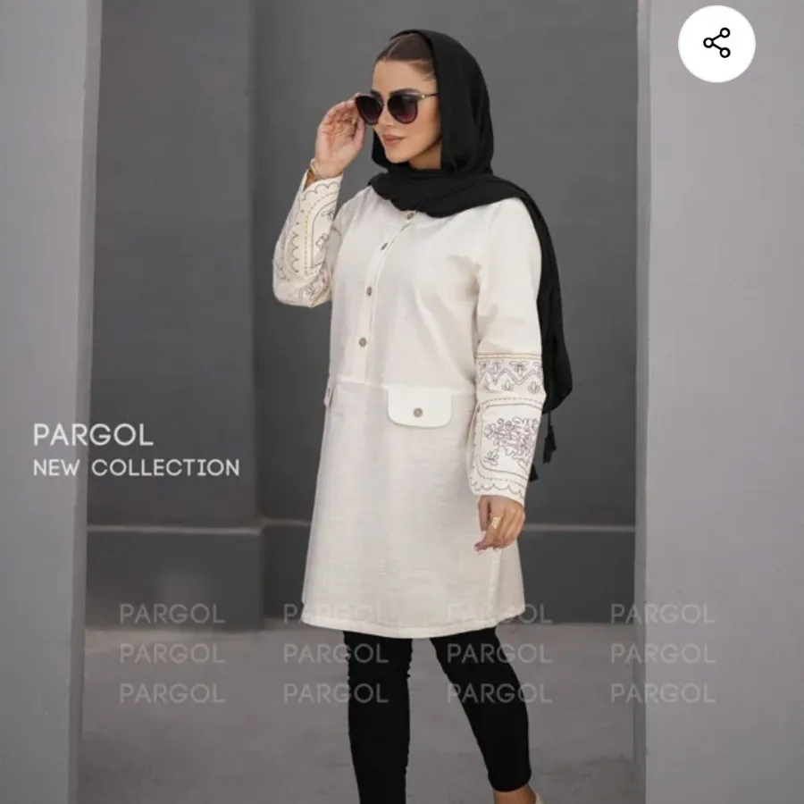 مانتو لینن کرمی