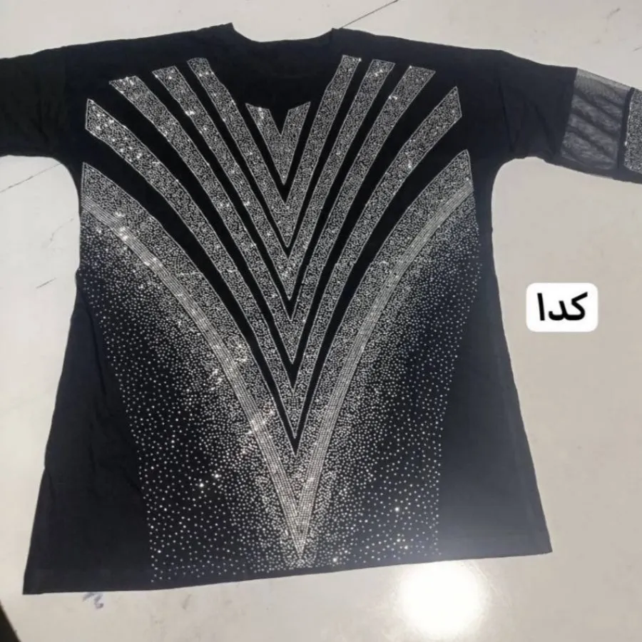 شومیز قواره دار نگینی