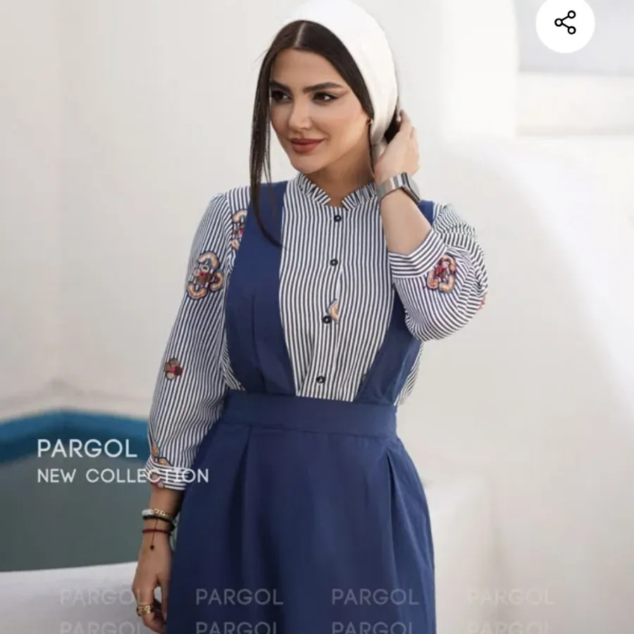 شومیز دامن پرگل