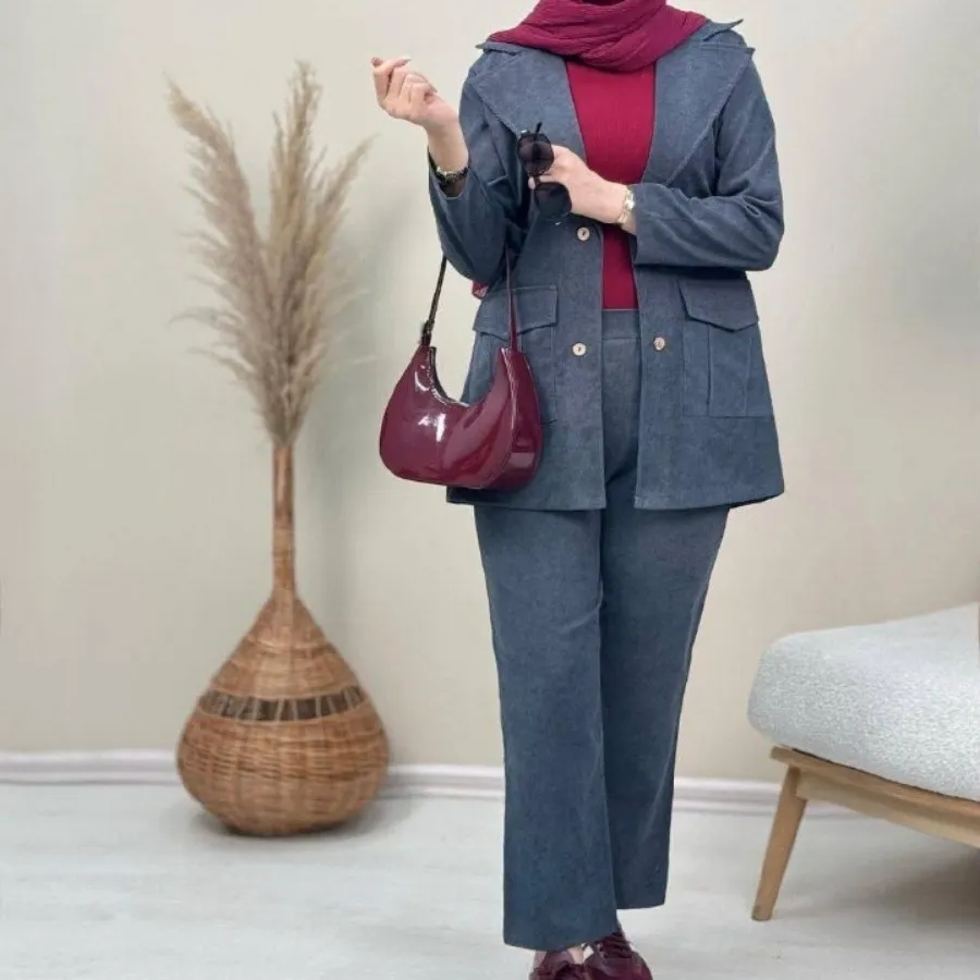 مانتو شلوار مخمل