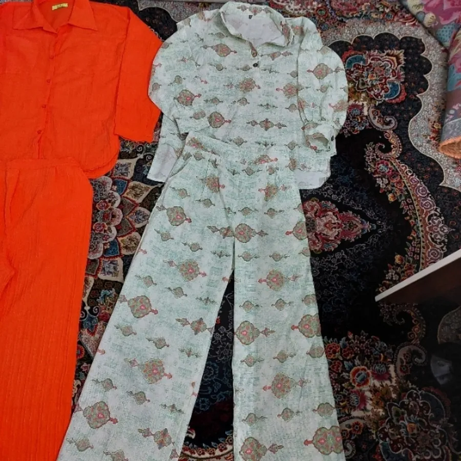 ست شومیز شلوارلینن