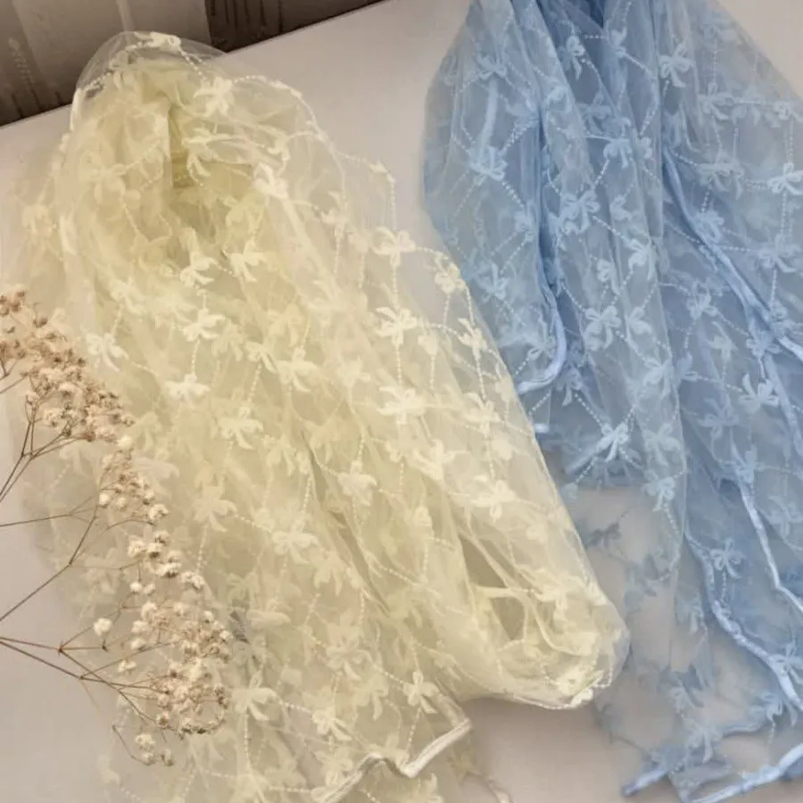 شال توری مخمل برجسته