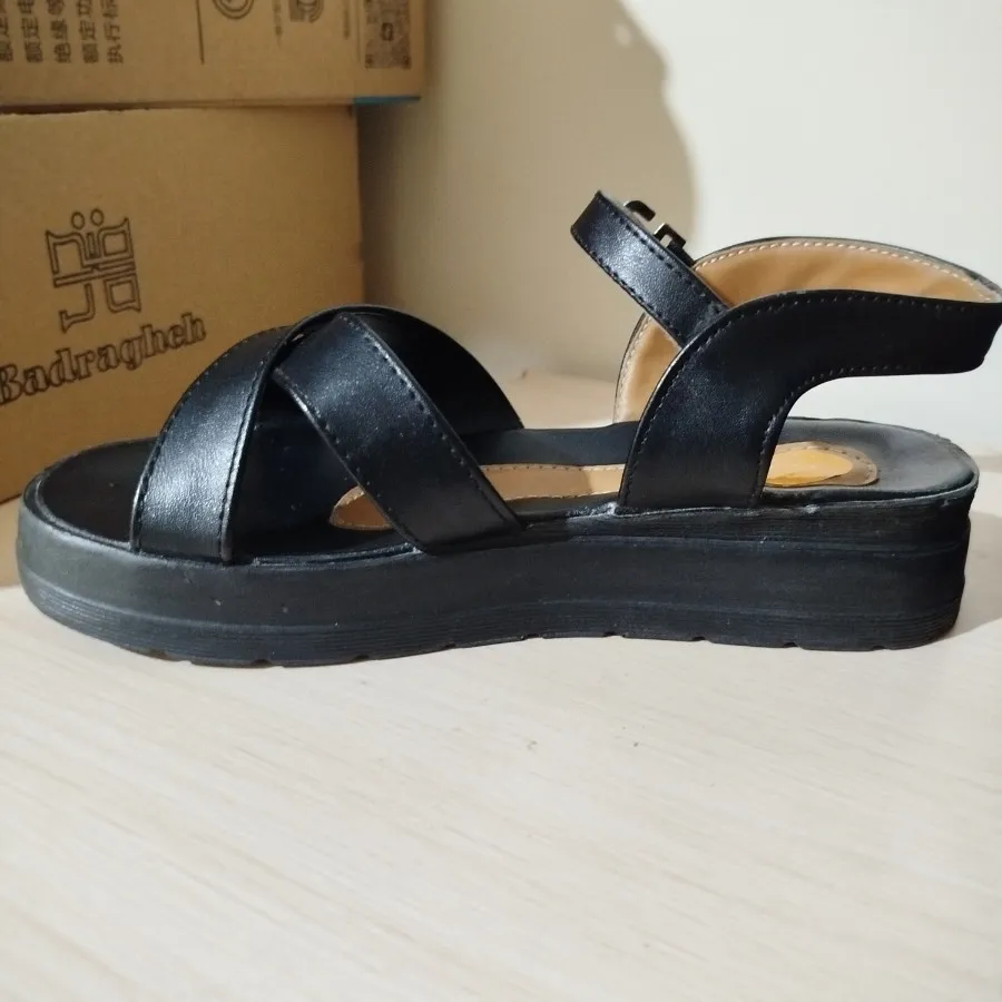 صندل مشکی زنانه سایز 37