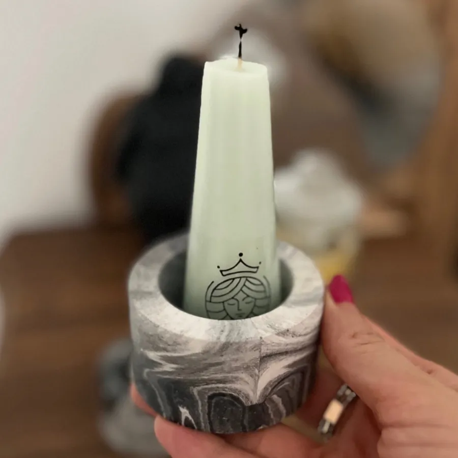 ست شمعدان و جاسیگاری