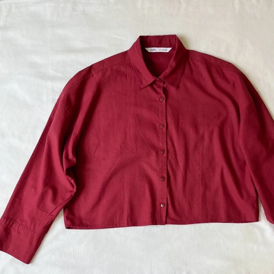 شومیز کراپ زارا