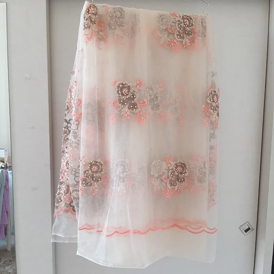 پارچه گیپور کارشده