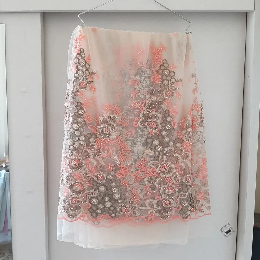 پارچه گیپور کارشده