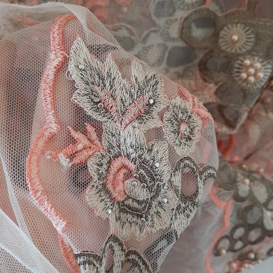 پارچه گیپور کارشده