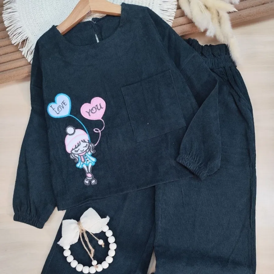 شومیز شلوار دختر و قلب