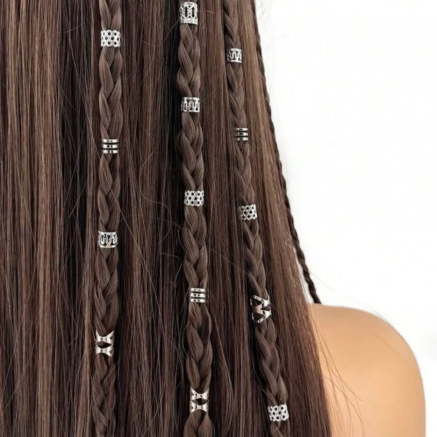 مهره مو روسی نقره ای