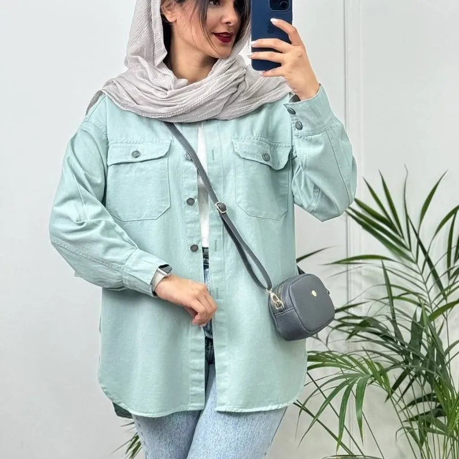 مانتو کتان شیک