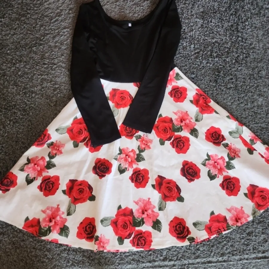 پیراهن کلاسیک فلورال