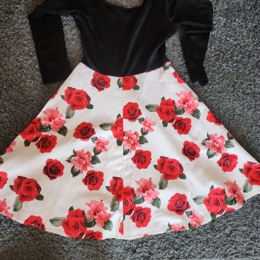 پیراهن کلاسیک فلورال