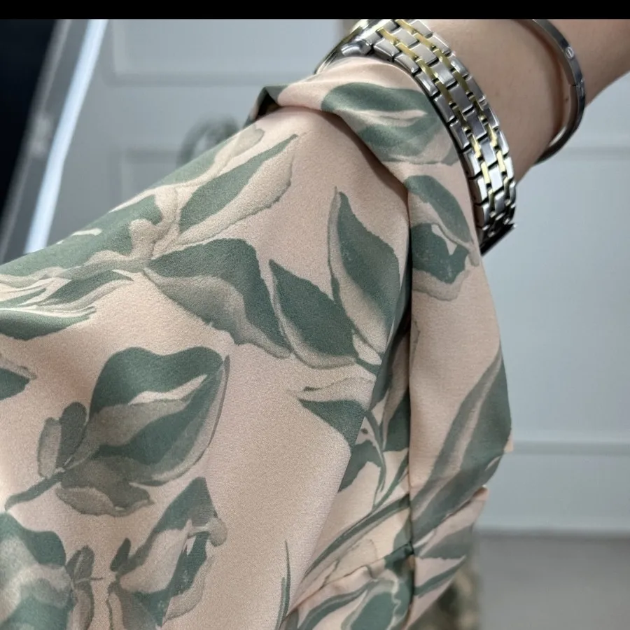 پیراهن کرپ فلور