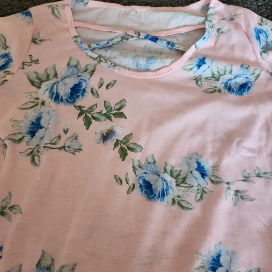 تیشرت نخی فلورال