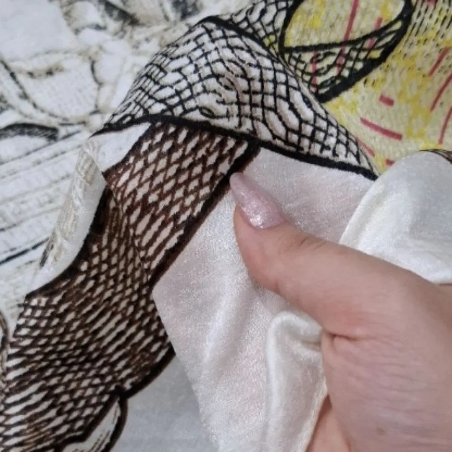 شال ابریشم سیلک طرح پول