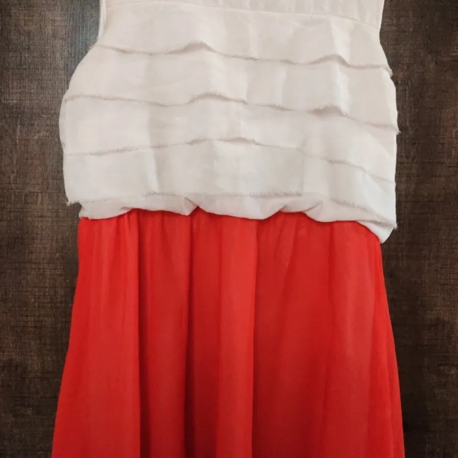 لباس مجلسی سفید قرمز