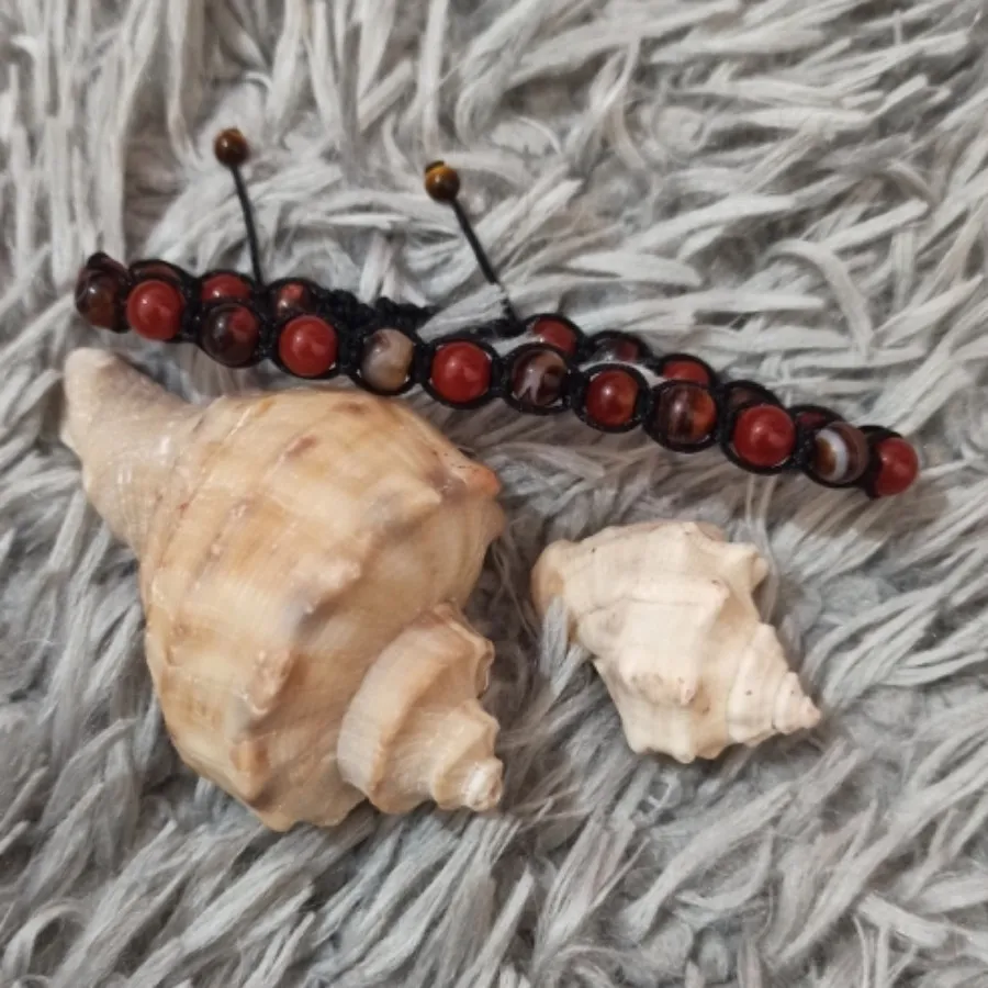 دستبند بافت و سنگ مردانه