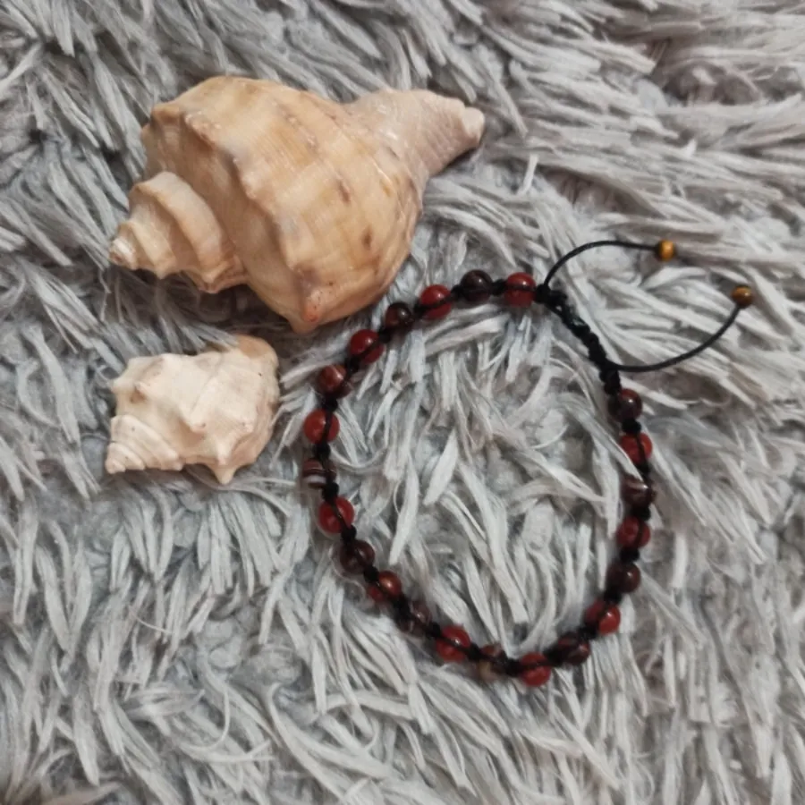 دستبند بافت و سنگ مردانه