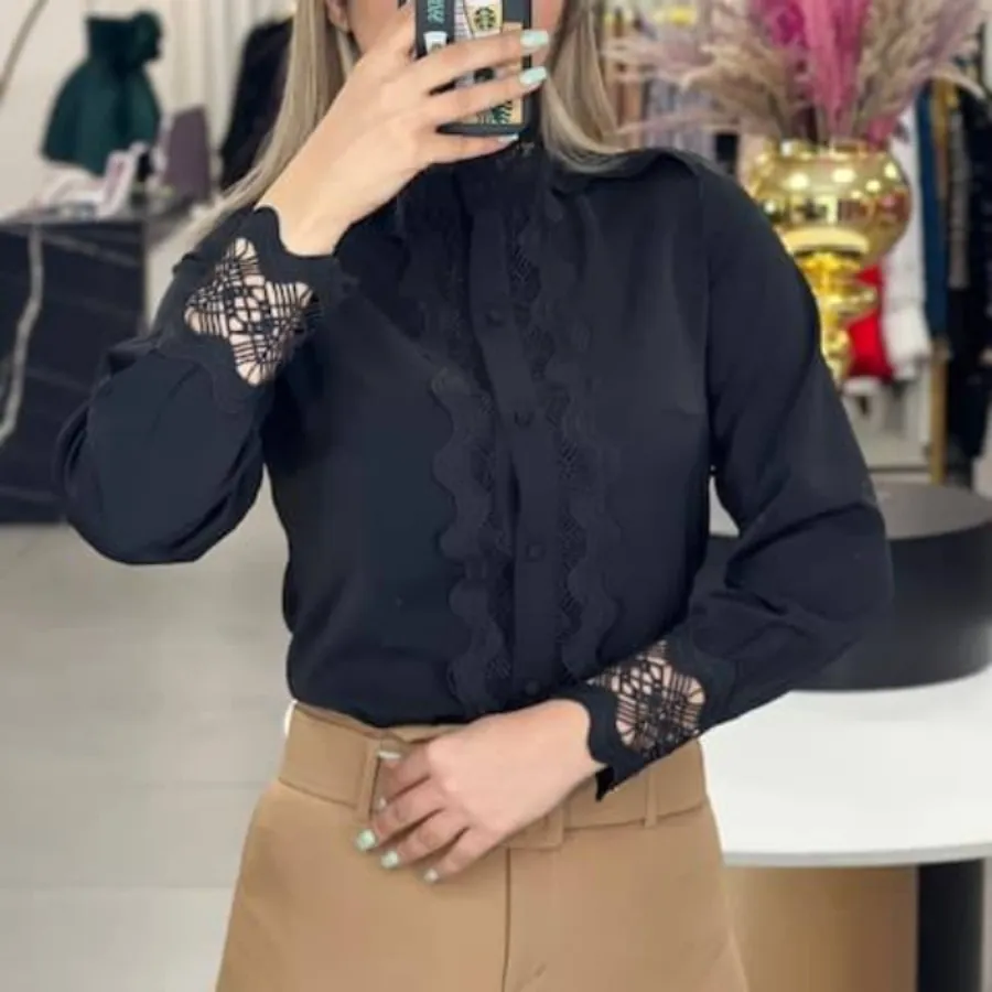 شومیز مجلسی آبی مشکی سبز