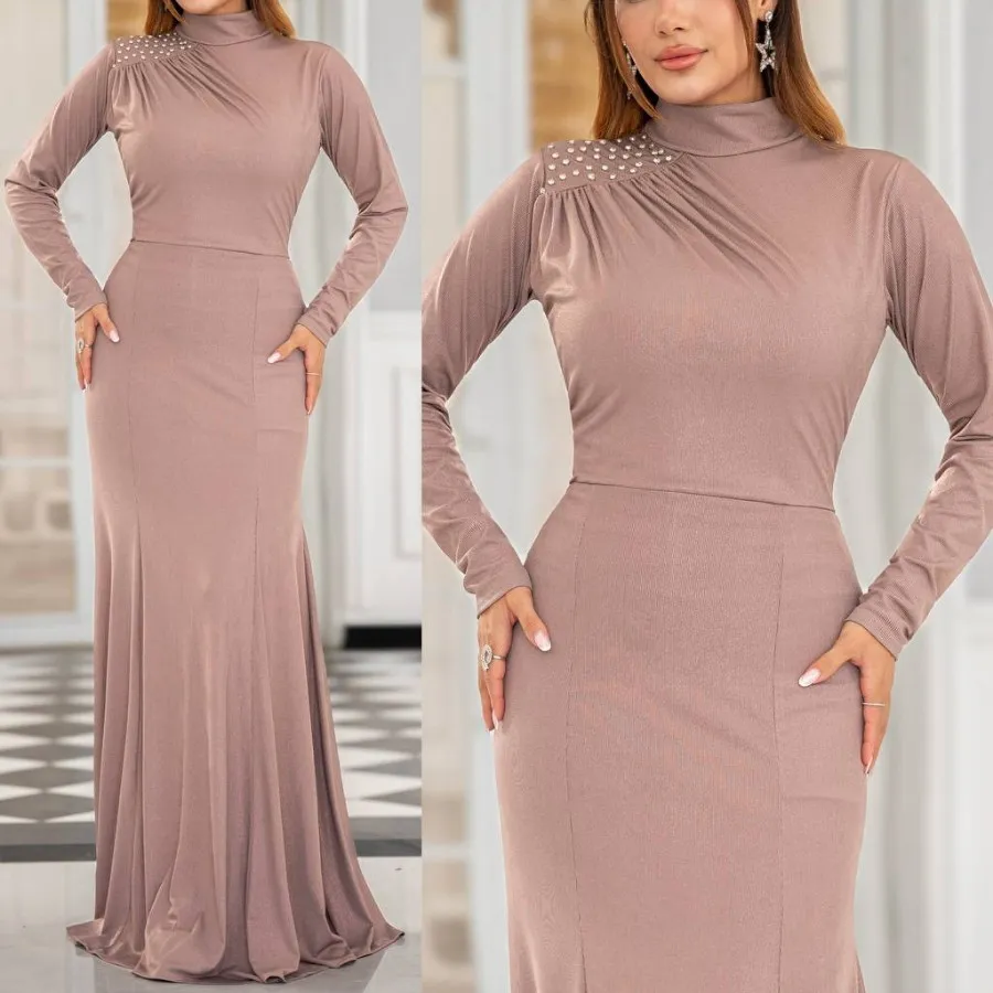 پیراهن ماکسی پوشیده مجلسی