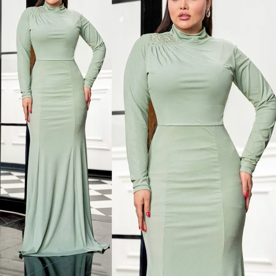 پیراهن ماکسی پوشیده مجلسی