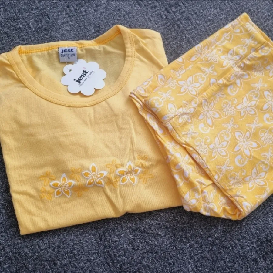 ست تیشرت شلوارک نخ پنبه