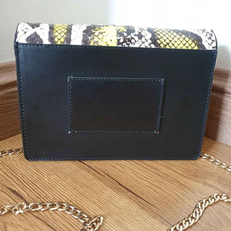 کیف تمام چرم فندی