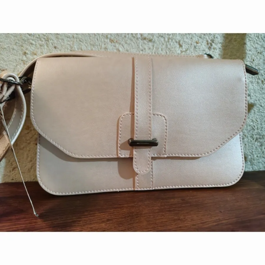 کیف صورتی صدفی