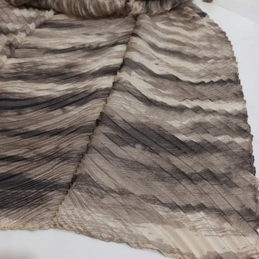 شال پلیسه آبرنگی