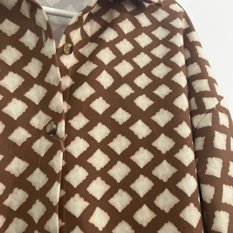 شومیز پاییزه گرم بالا