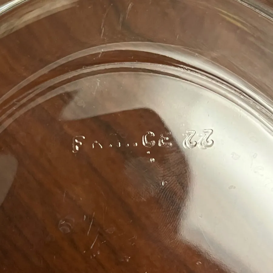 دیس بلور بیضی اصل فرانسه