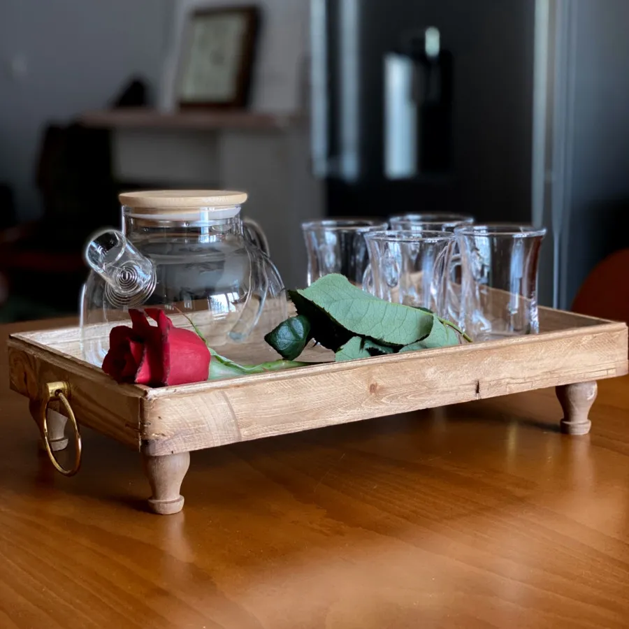 سینی ، رایزر چوبی