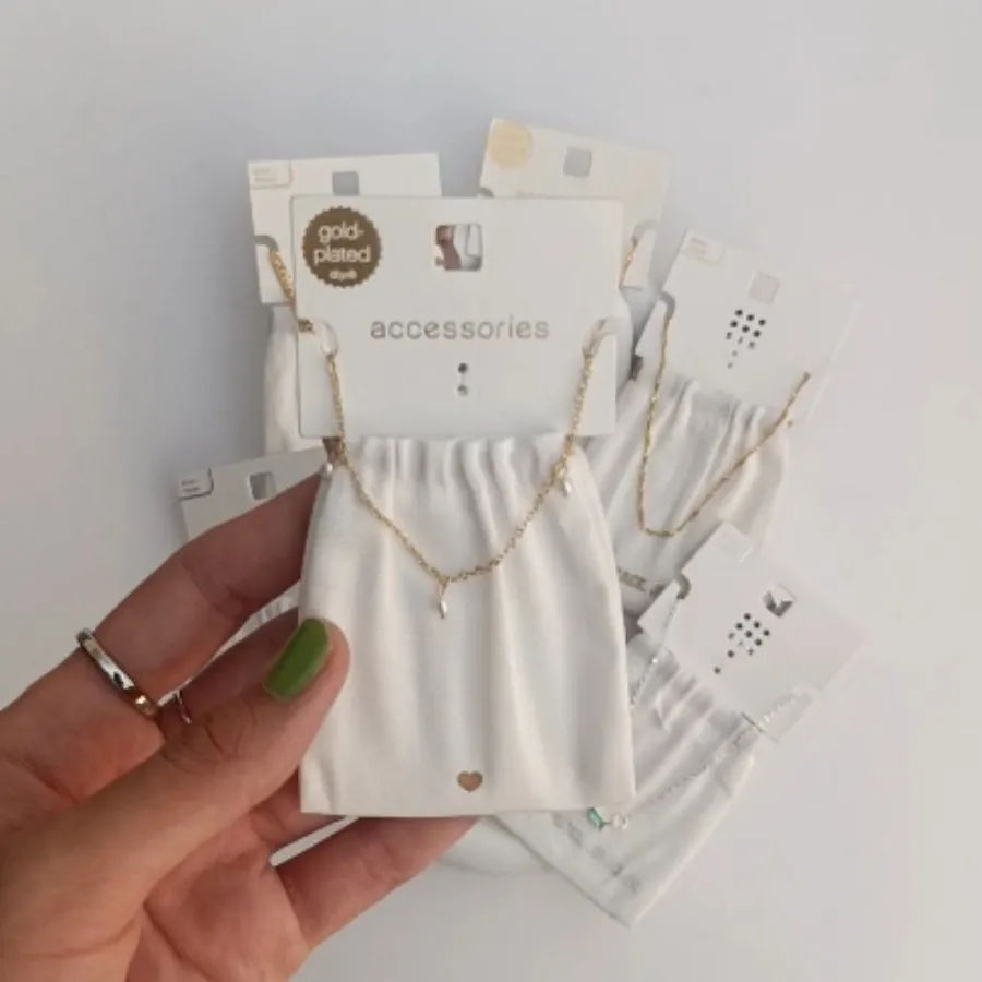 گردنبند آبکاری طلا و نقره