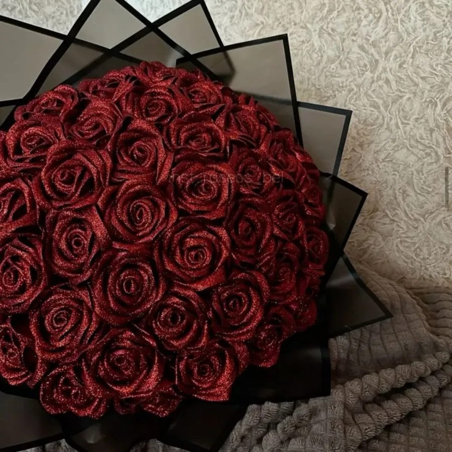 دست گل روبانی