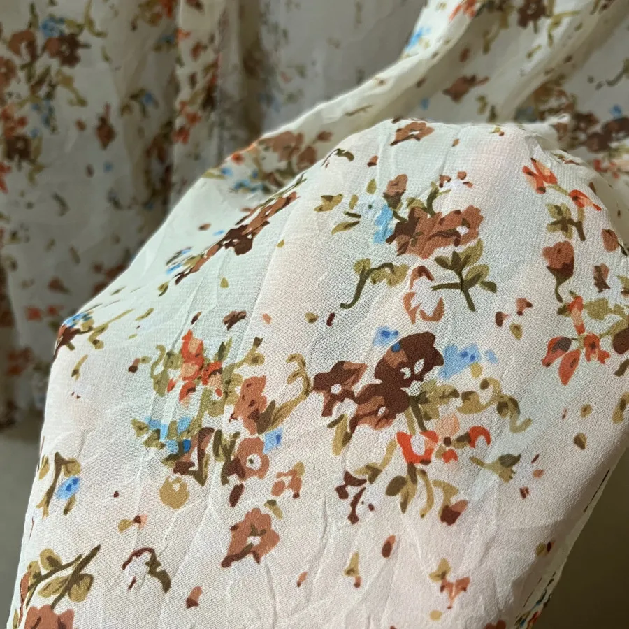 شومیز حریر گلدار