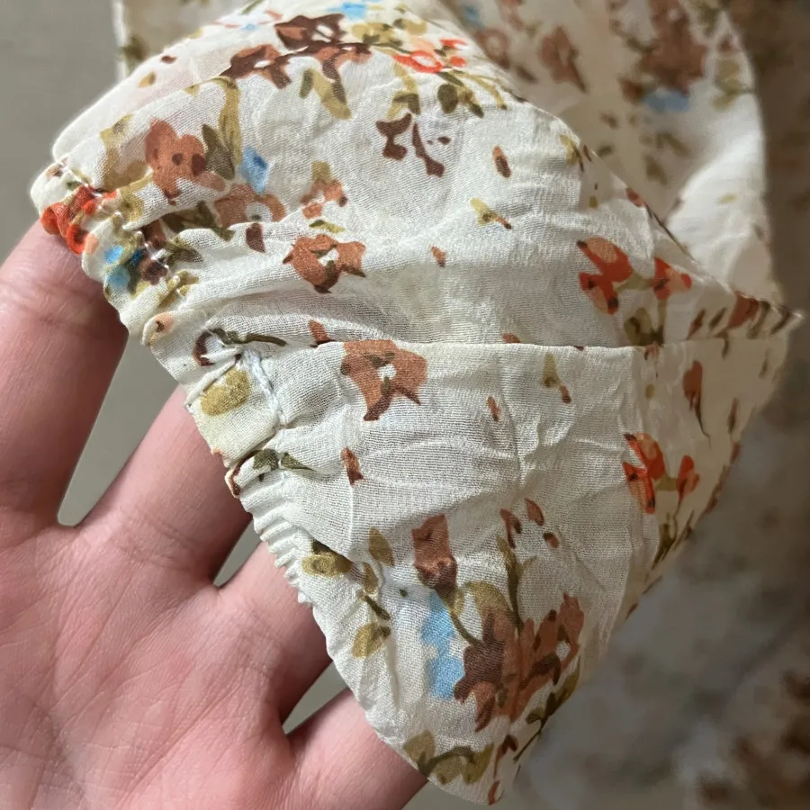 شومیز حریر گلدار