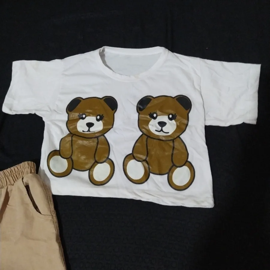 کراپ و شلوار خرسی شیک