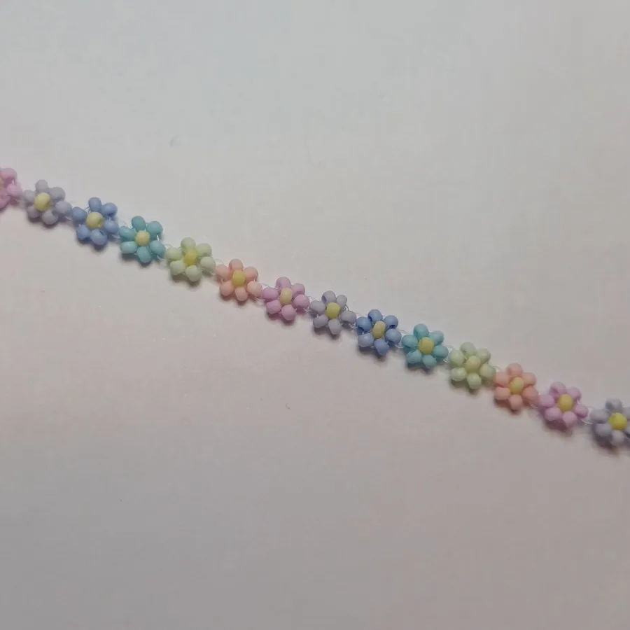 دستبند گل پاستیلی