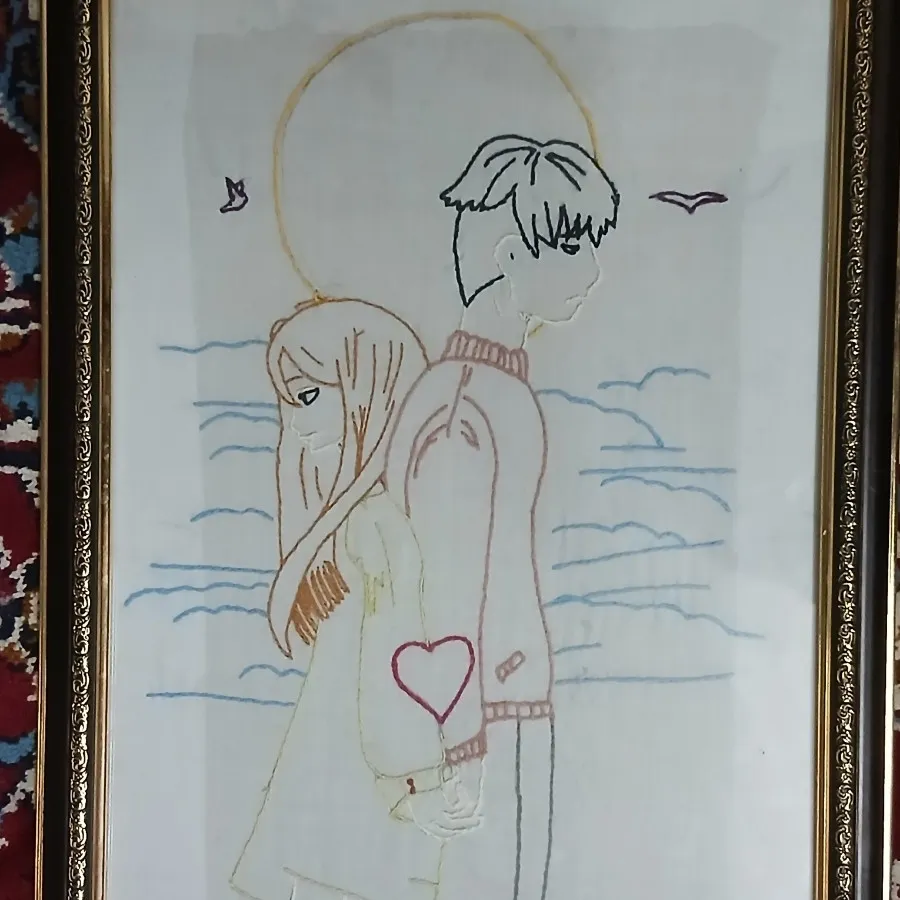 تابلو  گلدوزی