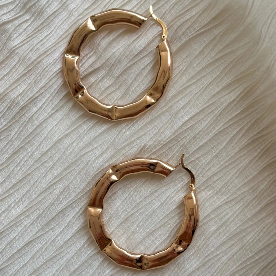 گوشواره طرح طلا بزرگ